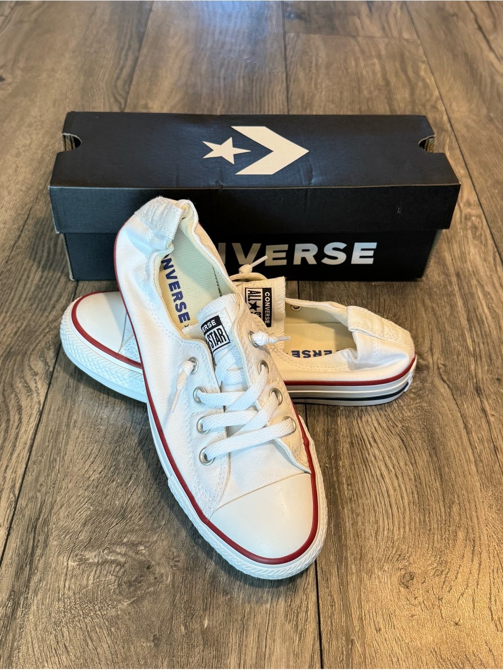 Converse Chuck Taylor All Star Shoreline Slip On White Women’s 8